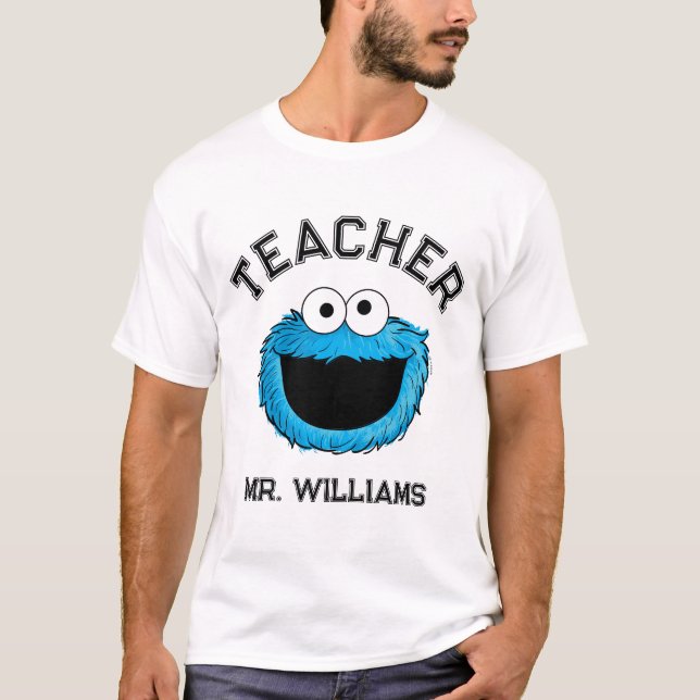 Camiseta Rua Sésamo | Professor de Monstro das Bolachas (Frente)