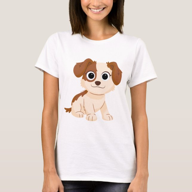 Camiseta Rua Sésamo | Puppy Tango da Elmo (Frente)