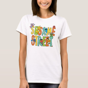 Camiseta Rua Sésamo   Sesame Street Tipo Pals