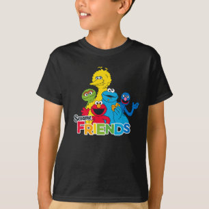 Camiseta Rua Sésamo Sésamo Amigos