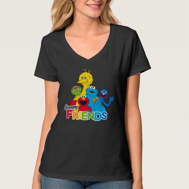 Camiseta Rua Sésamo | Sésamo Amigos (Frente)