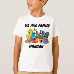 Camiseta Rua Sésamo Sésamo Nome da família