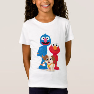 Camiseta Rua Sésamo   Tango Com Grover E Elmo