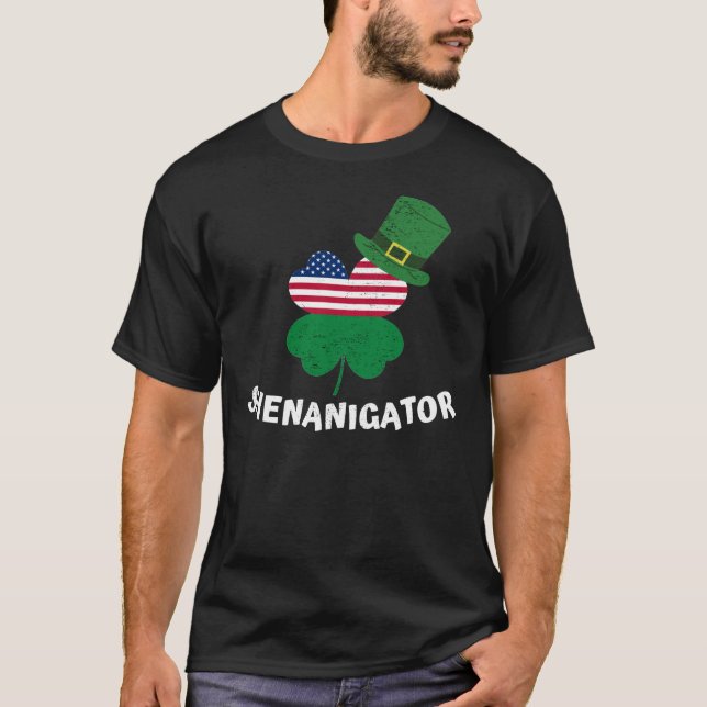Camiseta Rua, Shenanigator do Dia de Patrick (Frente)