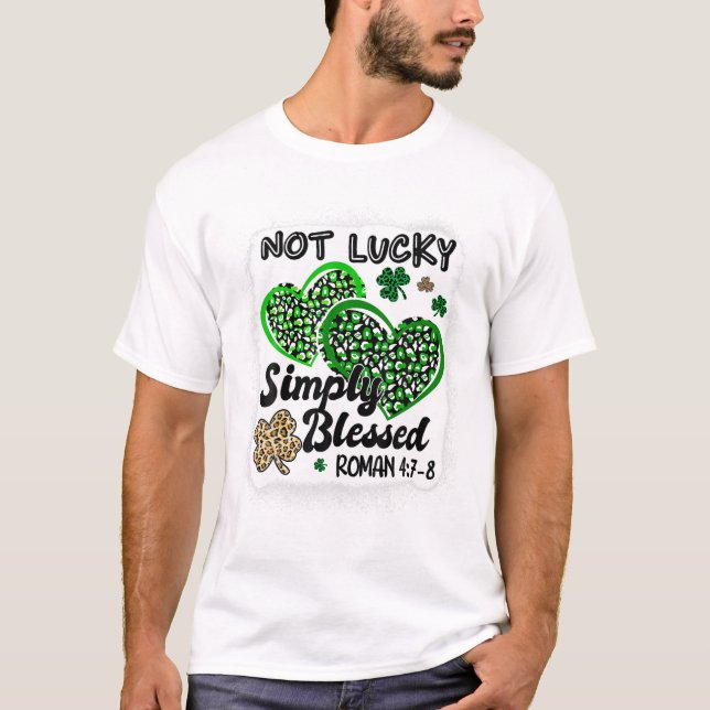 Camiseta Rua Simplesmente Abençoada Sortuda (Frente)