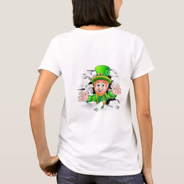 Camiseta Rua, T-Shirt do Dia de Patrick (Verso)