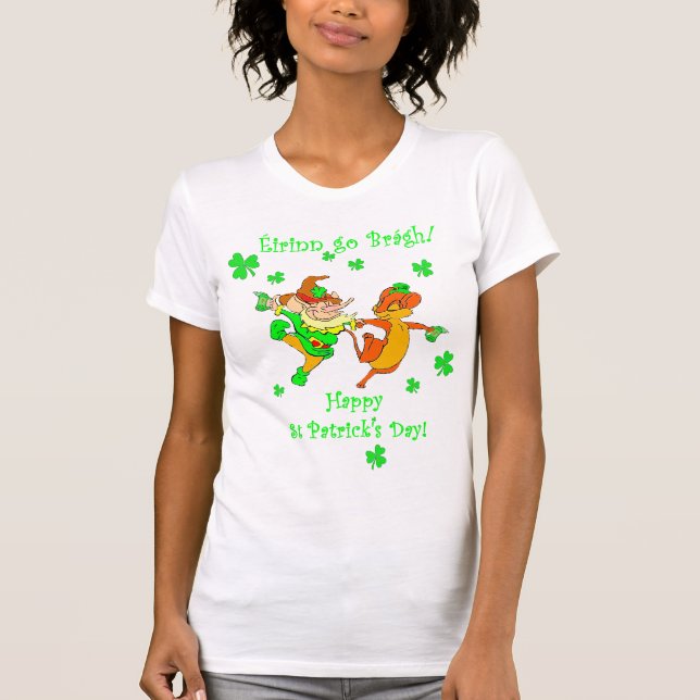 Camiseta Rua, T-Shirt do Dia de Patrick (Frente)