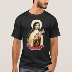 Camiseta Rua Terese De Lisieux Crianças Pequenas Rosa