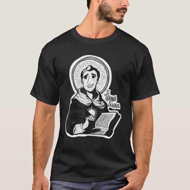 Camiseta Rua Thomas Aquinas Santo Patronal De Estudantes Ca (Frente)