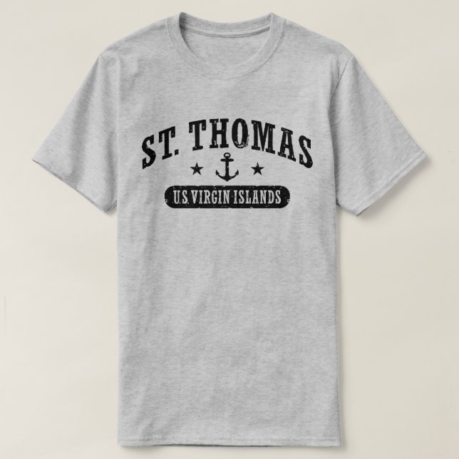 Camiseta Rua Thomas Ilhas Virgens Americanas (Frente do Design)