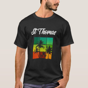 Camiseta Rua Thomas Souvenir Ilhas Virgens Legal Vacinação