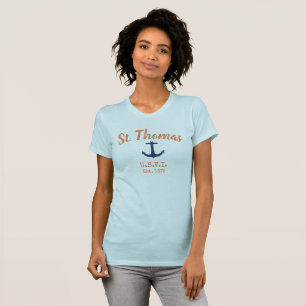 Camiseta Rua Thomas Virgin Islands Anchor Shirt
