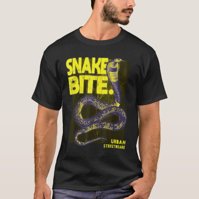 Camiseta Rua Urbana de cobra Bite 1 (Frente)