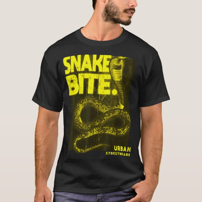 Camiseta Rua Urbana de cobra Bite 3 (Frente)