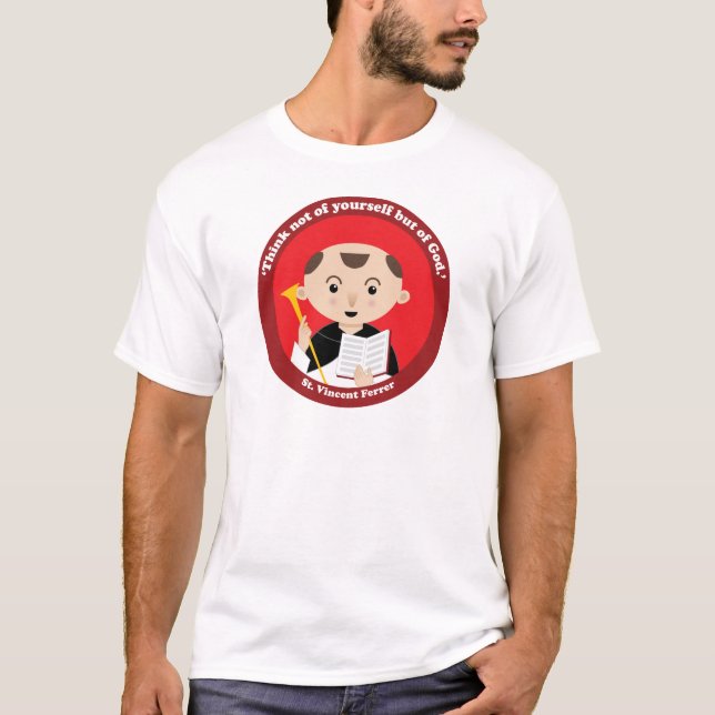Camiseta Rua, Vincent Ferrer. (Frente)