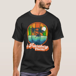 Camiseta Rua Vintage Petersburg Flórida Summer 90s Beach So