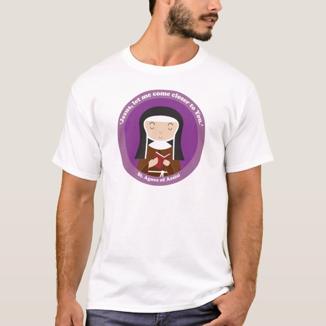 Camiseta Ruas. Agnes de Assisi (Frente)