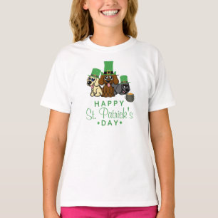 Camiseta Ruas bonitas, Cachorros do Dia de Patrick Leprecha