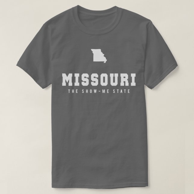 Camiseta RUAS de Estado PREMIUM Missouri (Frente do Design)
