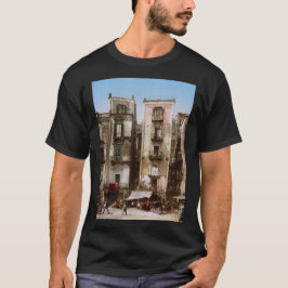 Camiseta Ruas de Nápoles, Itália por volta de 1900
