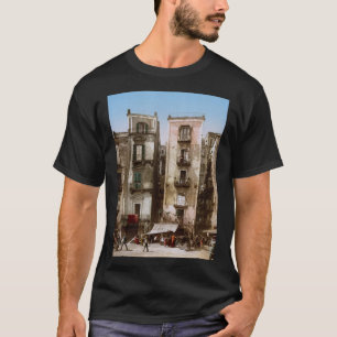 Camiseta Ruas de Nápoles, Itália por volta de 1900