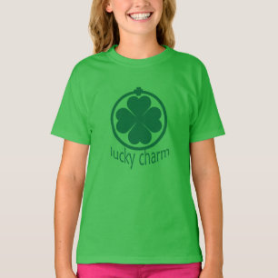 Camiseta Ruas. Dia dos Patricks. Garotas do Charm Clover