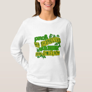 Camiseta Ruas engraçadas. As mulheres de Patrick Shamrocks