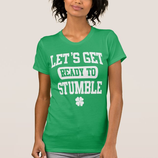 Camiseta Ruas engraçadas. As mulheres do dia de Patrick Cam (Frente)