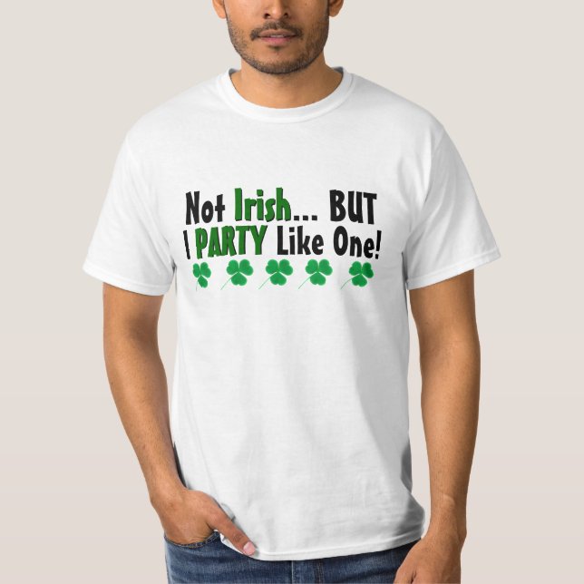 Camiseta Ruas engraçadas, festa do dia de Patrick | Bebendo (Frente)