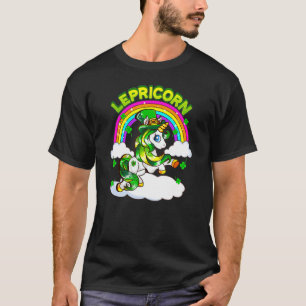 Camiseta Ruas Engraçadas Patrick S Day Lucky Lepricorn Uni