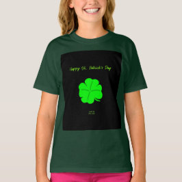 Camiseta Ruas Felizes, Meninas do Dia de Patrick, Camiseiro