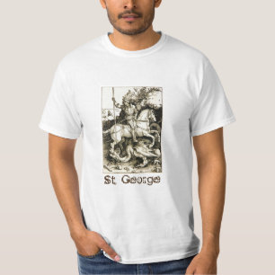Camiseta RUAS. GEORGE E DRAGON, preto branco