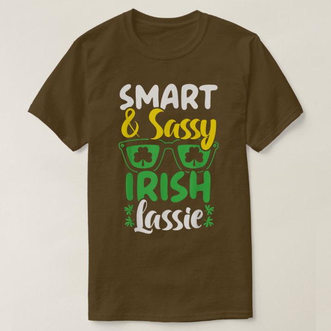 Camiseta Ruas Irlandesas De Lassie Inteligentes E Sassosas (Frente do Design)