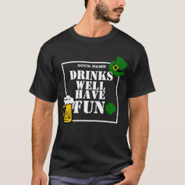 Camiseta Ruas irlandesas personalizadas. Dia dos patricinho