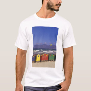 Camiseta Ruas, James Bay Bathing Boxes, perto de Capetown,