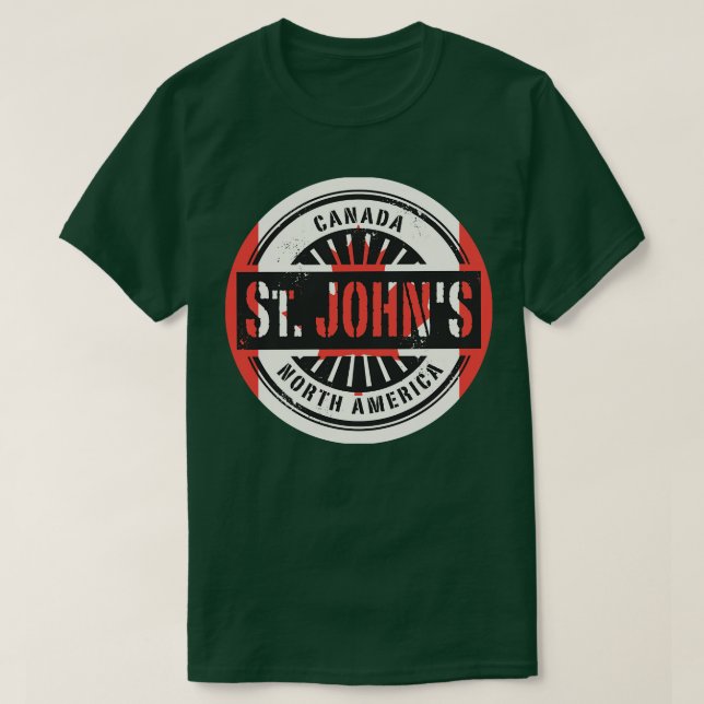 Camiseta Ruas Johns do Canadá (Frente do Design)