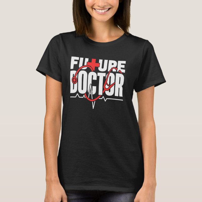 Camiseta Ruas Médicas do Estudo Escolar de Medicina do Futu (Frente)