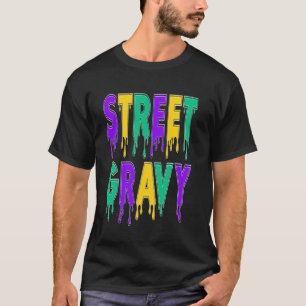 Camiseta Ruas Molho Engraçado Bourbon St. Nova Orleans Bare