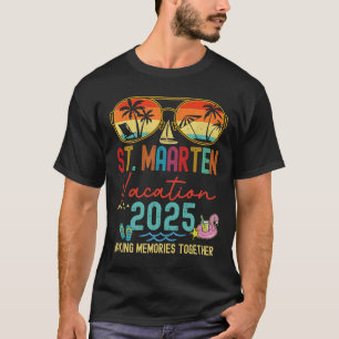 Camiseta Ruas Retroativas. Férias Maarten 2025 Memórias Cor