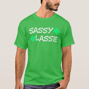 Camiseta Ruas Sassy Lassie Engraçadas.