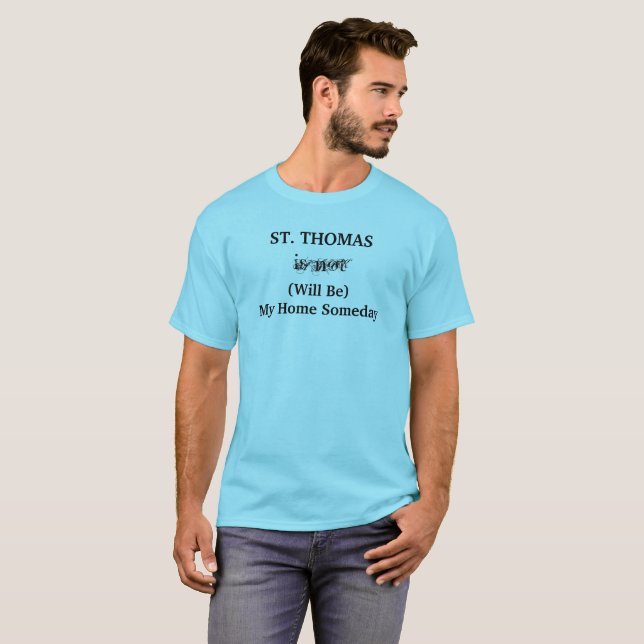 Camiseta RUAS. THOMAS Home Someday Tropical Caribe Island (Frente Completa)