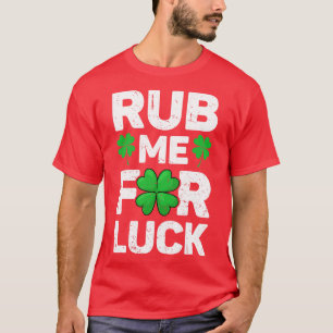 Camiseta Rub me for Luck St Patricks Day For Boys Girls Kid
