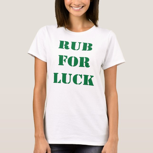 Camiseta RUB para a sorte (Frente)