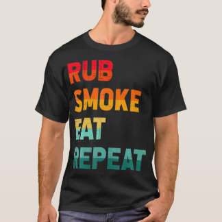 Camiseta Rub Smoke Repete Carne Fumante Engraçado Vin