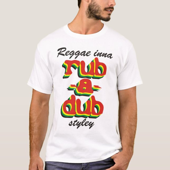 Camiseta RUB-UM-Dub Styley de Inna da reggae (Frente)