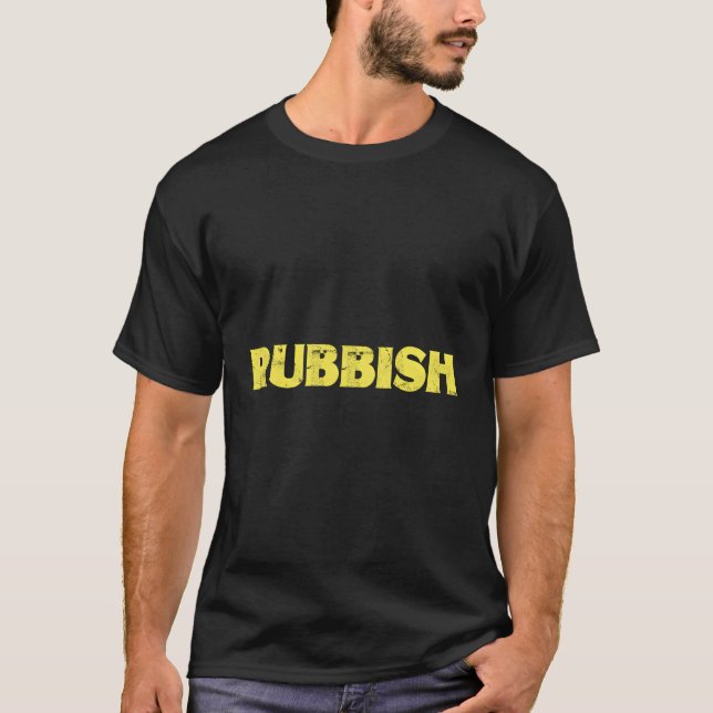 Camiseta Rubbbbish T diz Rubbbia (Frente)