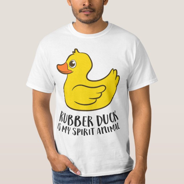 Camiseta Rubber Duck Spirit Animal Funny Duck  (Frente)