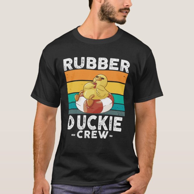 Camiseta Rubber Duck Yellow Duckie Crew Bath Ducks Duckling (Frente)