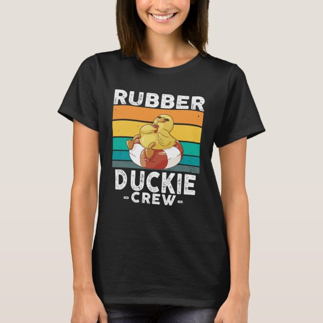 Camiseta Rubber Duck Yellow Duckie Crew Bath Ducks Duckling (Frente)