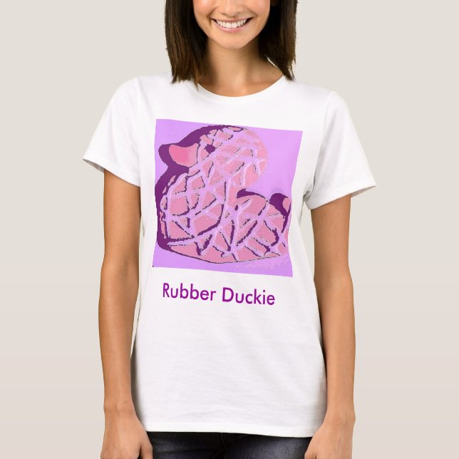 Camiseta Rubber Duckie Pop Art (Frente)